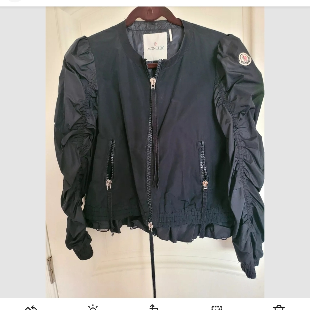 Moncler navy jacket size 1